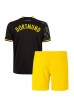 Fotbalové Dres Borussia Dortmund Dětské Venkovní Oblečení 2022-23 Krátký Rukáv (+ trenýrky)